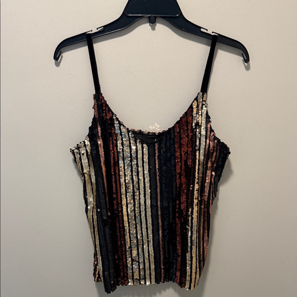 INC International Concepts Multicolor Sequin Camisole